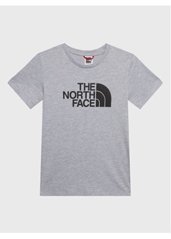 The North Face T-Shirt Easy NF0A82GH Szary Regular Fit ze sklepu MODIVO w kategorii T-shirty chłopięce - zdjęcie 181071531