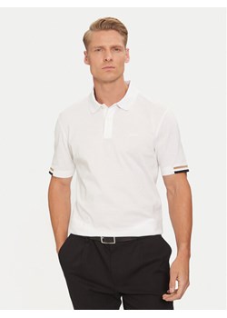 Boss Polo Parlay 147 50467113 Biały Regular Fit - id: 0000304725975 - marki BOSS HUGO BOSS - 181071661 Boss Polo Parlay 147 50467113 Biały Regular Fit ze sklepu MODIVO w kategorii T-shirty męskie - zdjęcie 181071661