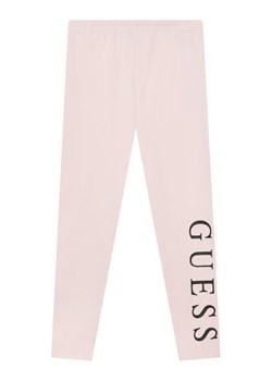 Guess Legginsy J93B11 J1314 Różowy Slim Fit ze sklepu MODIVO w kategorii Spodnie dziewczęce - zdjęcie 181071692