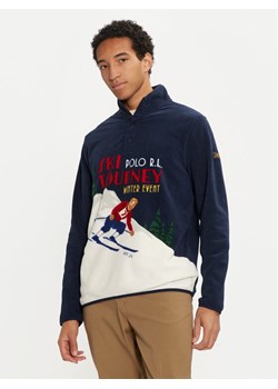 Polo Ralph Lauren Polar 710952219001 Granatowy Regular Fit ze sklepu MODIVO w kategorii Bluzy męskie - zdjęcie 181071734
