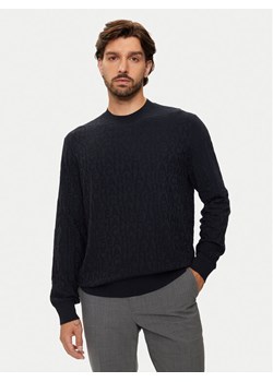 Armani Exchange Sweter 6DZM1R ZM4DZ 1510 Granatowy Regular Fit ze sklepu MODIVO w kategorii Swetry męskie - zdjęcie 181071782