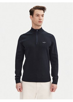 Aeronautica Militare Sweter 251MA1489L506 Granatowy Regular Fit ze sklepu MODIVO w kategorii Swetry męskie - zdjęcie 181071853