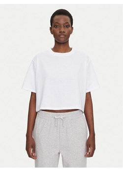 Under Armour T-Shirt Rival 1389721 Biały Loose Fit ze sklepu MODIVO w kategorii Bluzki damskie - zdjęcie 181072050