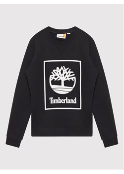 Timberland Bluza T25T58 D Czarny Regular Fit ze sklepu MODIVO w kategorii Bluzy chłopięce - zdjęcie 181072274