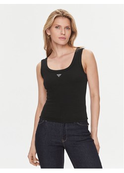 Guess Top W3YP68 KA0H1 Czarny Regular Fit ze sklepu MODIVO w kategorii Bluzki damskie - zdjęcie 181072280