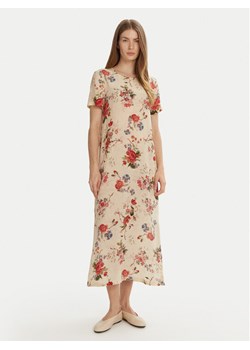 Weekend Max Mara Sukienka letnia Giudy 2515221212 Beżowy Regular Fit ze sklepu MODIVO w kategorii Sukienki - zdjęcie 181072374