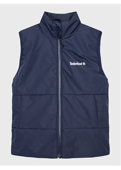 Timberland Kamizelka T26585 S Granatowy Regular Fit ze sklepu MODIVO w kategorii Kamizelki męskie - zdjęcie 181072382