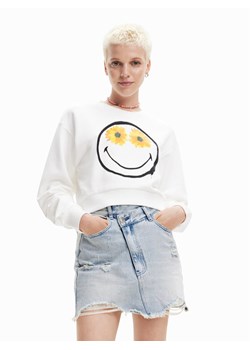 Desigual Bluza 23SWSK44 Écru Regular Fit ze sklepu MODIVO w kategorii Bluzy damskie - zdjęcie 181072451