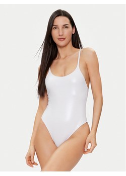 Calvin Klein Swimwear Strój kąpielowy KW0KW02255 Biały ze sklepu MODIVO w kategorii Stroje kąpielowe - zdjęcie 181072532