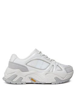 Calvin Klein Jeans Sneakersy Chunky Runner Vibram Mix Nbs Lum YW0YW01310 Biały ze sklepu MODIVO w kategorii Buty sportowe damskie - zdjęcie 181072551