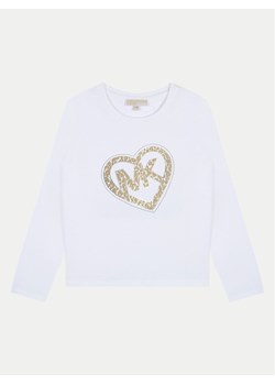 MICHAEL KORS KIDS Bluzka R30144 D Biały Regular Fit ze sklepu MODIVO w kategorii Bluzki dziewczęce - zdjęcie 181072711
