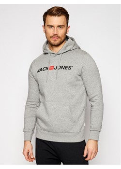 Jack&Jones Bluza Corp Old Logo 12137054 Szary Regular Fit ze sklepu MODIVO w kategorii Bluzy męskie - zdjęcie 181072731