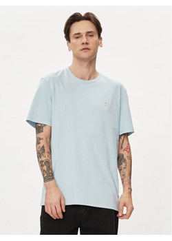 Wrangler T-Shirt Sign Off 112350436 Niebieski Regular Fit ze sklepu MODIVO w kategorii T-shirty męskie - zdjęcie 181072760