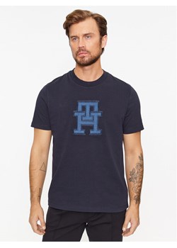 Tommy Hilfiger T-Shirt MW0MW32589 Granatowy Regular Fit ze sklepu MODIVO w kategorii T-shirty męskie - zdjęcie 181072772