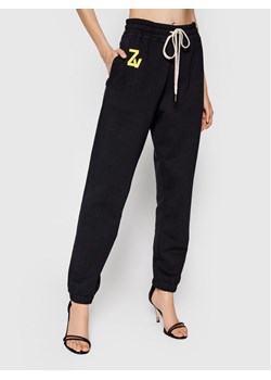 Zadig&Voltaire Spodnie dresowe Steevy WKTS0102F Czarny Regular Fit ze sklepu MODIVO w kategorii Spodnie damskie - zdjęcie 181072804