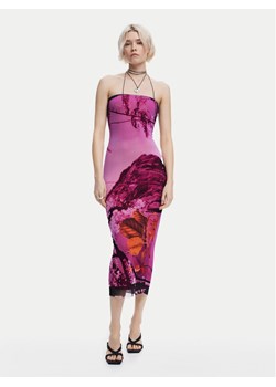 Desigual Sukienka letnia Lakecomo 25SWVK39 Różowy Slim Fit ze sklepu MODIVO w kategorii Sukienki - zdjęcie 181072853