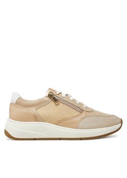 Geox Sneakersy D Cristael D45MXE 085QD C6738 Beżowy ze sklepu MODIVO w kategorii Buty sportowe damskie - zdjęcie 181072941