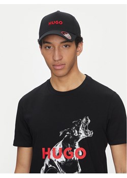 HUGO Czapka z daszkiem Jude 50533410 Czarny ze sklepu MODIVO w kategorii Czapki z daszkiem męskie - zdjęcie 181073074
