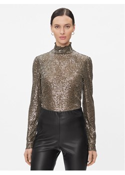 Bruuns Bazaar Bluzka Aniqa BBW3588 Szary Slim Fit ze sklepu MODIVO w kategorii Bluzki damskie - zdjęcie 181073081
