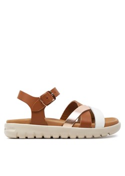 Geox Sandały J Sandal Soleima Gir J45GSA 043CF C6A7F M Brązowy ze sklepu MODIVO w kategorii Sandały dziecięce - zdjęcie 181073091