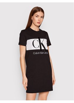 Calvin Klein Jeans Sukienka codzienna J20J218862 Czarny Regular Fit ze sklepu MODIVO w kategorii Sukienki - zdjęcie 181073102