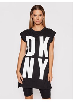 DKNY T-Shirt P1RHRB2M Czarny Regular Fit ze sklepu MODIVO w kategorii Bluzki damskie - zdjęcie 181073111