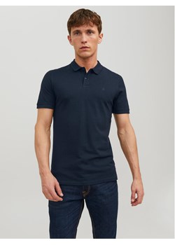 Jack&Jones Polo Basic 12136516 Granatowy Slim Fit ze sklepu MODIVO w kategorii T-shirty męskie - zdjęcie 181073194