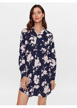 Lauren Ralph Lauren Koszula nocna ILN32263 Granatowy Regular Fit ze sklepu MODIVO w kategorii Koszule nocne - zdjęcie 181073331