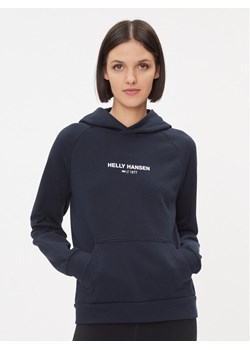 Helly Hansen Bluza Core 54033 Granatowy Regular Fit ze sklepu MODIVO w kategorii Bluzy damskie - zdjęcie 181073340