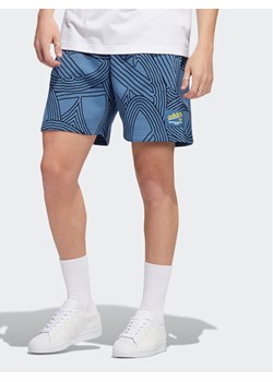 adidas Szorty sportowe Original Athletic Club Allover Print HI2969 Niebieski Regular Fit ze sklepu MODIVO w kategorii Spodenki męskie - zdjęcie 181073354