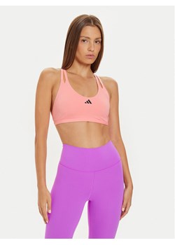 adidas Biustonosz sportowy Aeroimpact Luxe Training JE3915 Różowy ze sklepu MODIVO w kategorii Biustonosze - zdjęcie 181073550