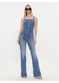 Guess Kombinezon Mariposa W4GD0O D5B42 Niebieski Regular Fit ze sklepu MODIVO w kategorii Kombinezony damskie - zdjęcie 181073570