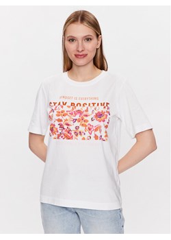 Marc Aurel T-Shirt 7427 7000 73566 Biały Regular Fit ze sklepu MODIVO w kategorii Bluzki damskie - zdjęcie 181073593