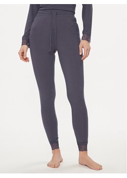 Femilet by Chantelle Spodnie piżamowe Laurel FNAEE0 Granatowy Regular Fit ze sklepu MODIVO w kategorii Piżamy damskie - zdjęcie 181073692