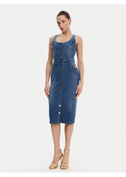 Fracomina Sukienka jeansowa FP25SD4001D46402 Niebieski Slim Fit ze sklepu MODIVO w kategorii Sukienki - zdjęcie 181074003