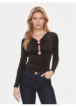 Guess Body W4RP12 KBEM0 Czarny Slim Fit - id: 0000303399634 - marki Guess - 181074241 Guess Body W4RP12 KBEM0 Czarny Slim Fit ze sklepu MODIVO w kategorii Bluzki damskie - zdjęcie 181074241