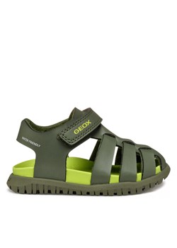 Geox Sandały B Sandal Fusbetto B556AA 000BC C3016 Zielony ze sklepu MODIVO w kategorii Sandały dziecięce - zdjęcie 181074372