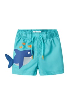 NAME IT Szorty kąpielowe Zakan 13239804 Niebieski Regular Fit ze sklepu MODIVO w kategorii Kąpielówki chłopięce - zdjęcie 181074381