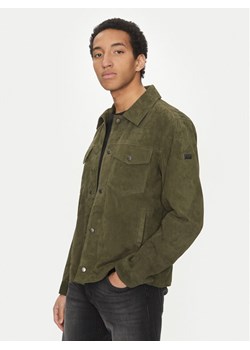 JOOP! Jeans Kurtka skórzana 15 Georg 80000766 Zielony Regular Fit ze sklepu MODIVO w kategorii Kurtki męskie - zdjęcie 181074572