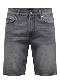 Only & Sons Szorty jeansowe Weft 22034527 Szary Regular Fit ze sklepu MODIVO w kategorii Spodenki męskie - zdjęcie 181074611