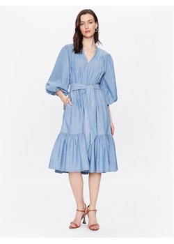 Lauren Ralph Lauren Sukienka jeansowa 250889365 Niebieski Regular Fit ze sklepu MODIVO w kategorii Sukienki - zdjęcie 181074623