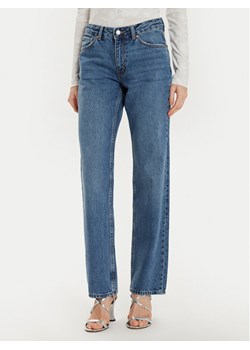Gina Tricot Jeansy 21489 Granatowy Straight Fit ze sklepu MODIVO w kategorii Jeansy damskie - zdjęcie 181074671