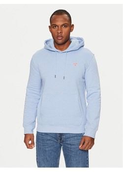 Guess Bluza M4YQ22 K9V31 Błękitny Regular Fit ze sklepu MODIVO w kategorii Bluzy męskie - zdjęcie 181074720