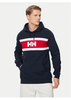 Helly Hansen Bluza Salt Cotton Hoodie 34474 Granatowy Regular Fit ze sklepu MODIVO w kategorii Bluzy męskie - zdjęcie 181074843