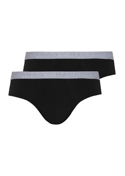 Hanro Komplet 2 par slipów 73075 Czarny ze sklepu MODIVO w kategorii Majtki męskie - zdjęcie 181074903