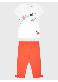 OVS Komplet t-shirt i legginsy 1766934 Biały Regular Fit ze sklepu MODIVO w kategorii Komplety niemowlęce - zdjęcie 181074993