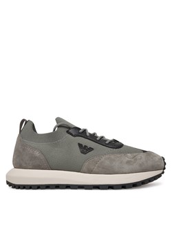 Emporio Armani Sneakersy X4X659 XR105 U558 Szary ze sklepu MODIVO w kategorii Buty sportowe męskie - zdjęcie 181075050