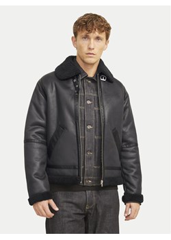 Jack&Jones Kurtka z imitacji skóry Cole Aviator 12261819 Czarny Regular Fit - id: 0000304516771 - marki Jack & Jones - 181075150 Jack&Jones Kurtka z imitacji skóry Cole Aviator 12261819 Czarny Regular Fit ze sklepu MODIVO w kategorii Kurtki męskie - zdjęcie 181075150