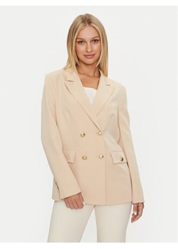 Guess Marynarka Fiona W4YN54 WFWX2 Beżowy Regular Fit ze sklepu MODIVO w kategorii Marynarki damskie - zdjęcie 181075211