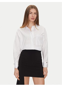 Elisabetta Franchi Koszula CA-092-51E2-V380 Biały Regular Fit ze sklepu MODIVO w kategorii Koszule damskie - zdjęcie 181075233